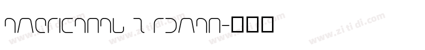 americanaB T Roman字体转换